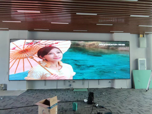 汝州P1.53led小间距屏安装案例